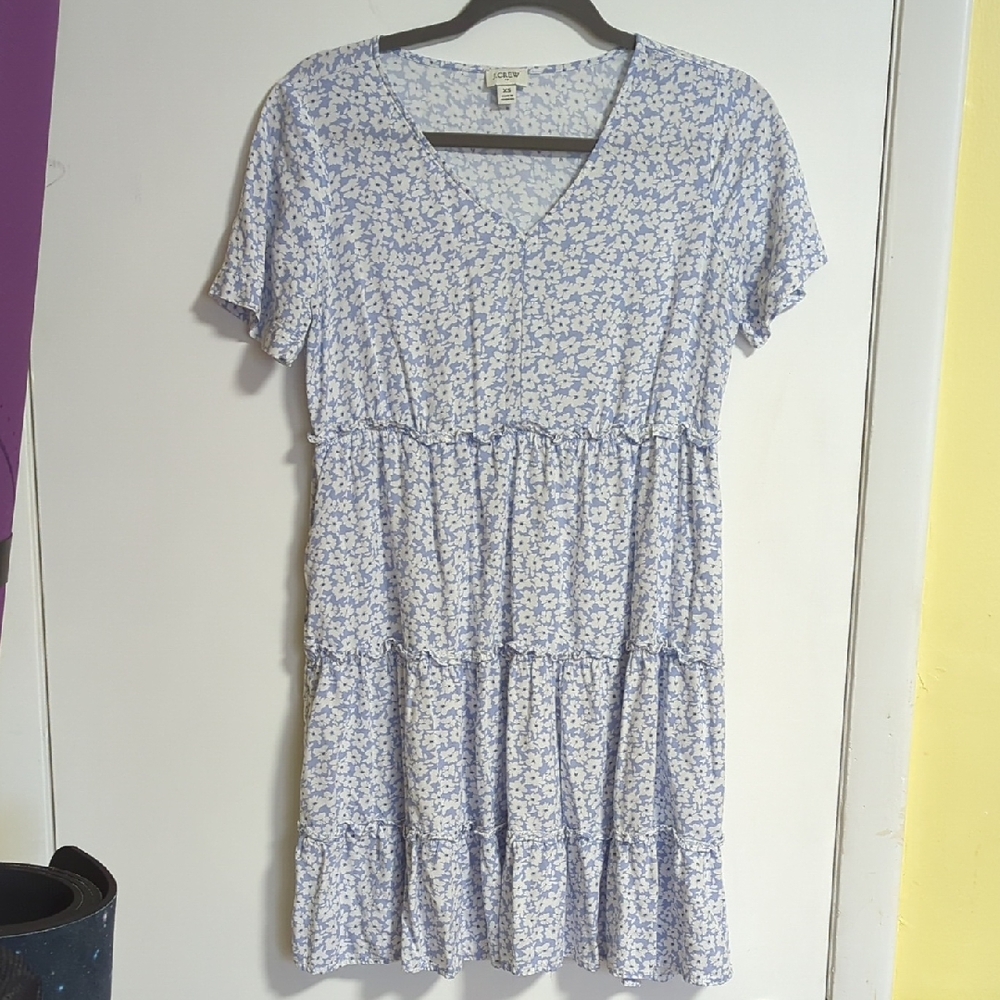 J.Crew Factory Floral A-line Mini Dress Size XS